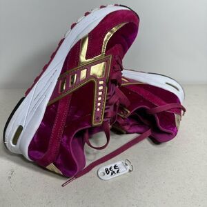 Brooks Maroon Velvet/Black Gold Running Shoe Sneaker 1102051D662 SZ 8
